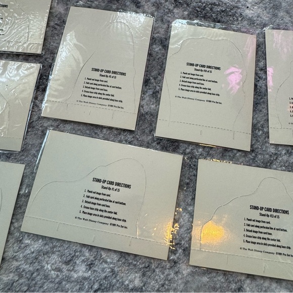 Vintage 90’s Disney Little Mermaid Pop Up Trading Cards Lot - Picture 3 of 5